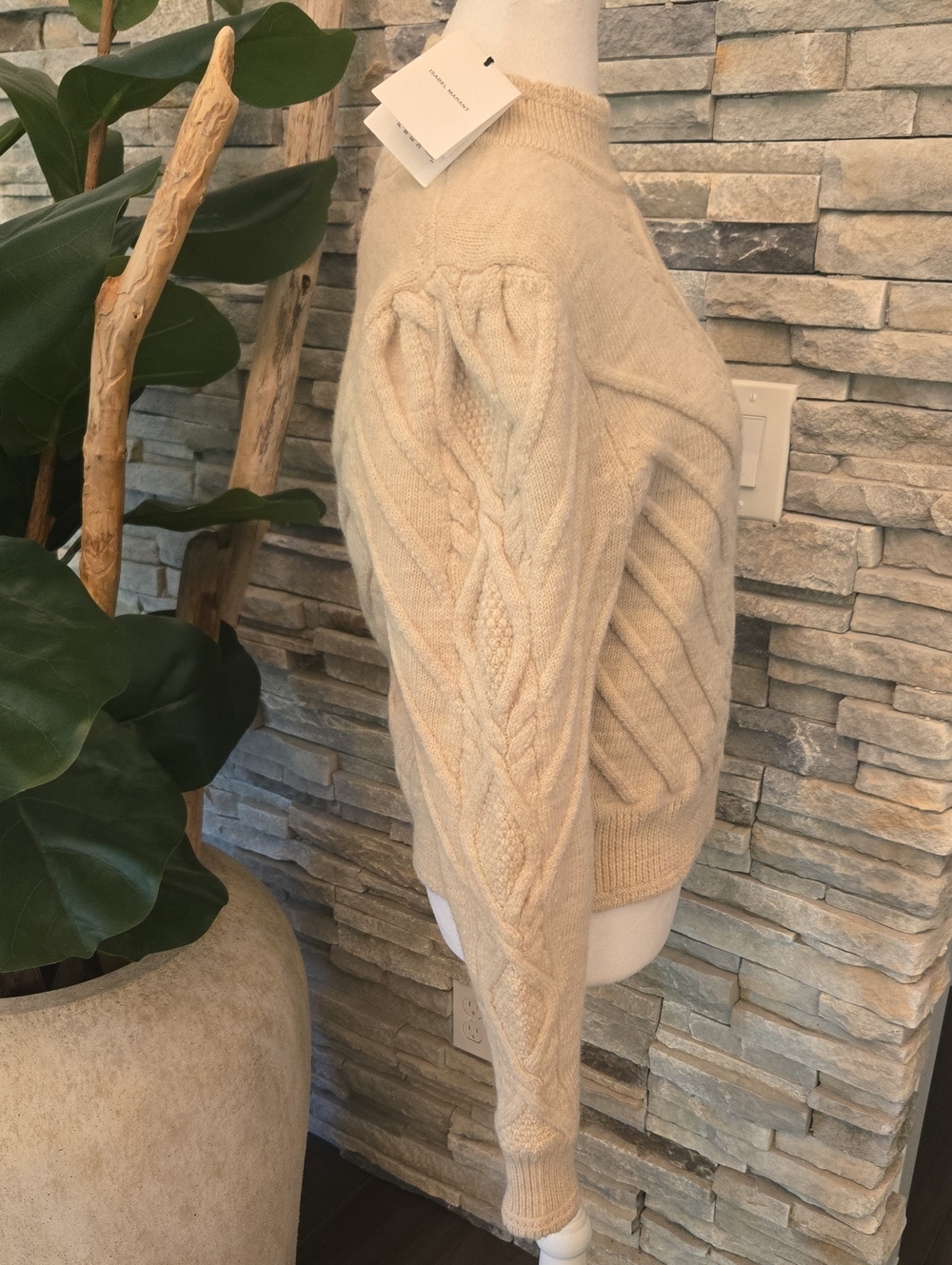 Isabel Marant Brantley Cable Knit Sweater - Picture 3 of 7
